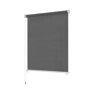 VidaXL - Rolgordijn - Voor - Buiten - 140x140 - Cm - Antraciet