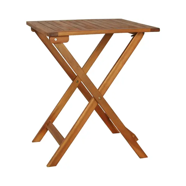 VidaXL 3-tlg. Bistro-Set Klappbar Mit Auflagen Massivholz Akazie thumbnail