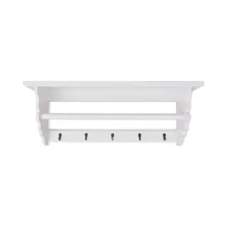 VidaXL Kapstok Barokstijl Mdf Wit