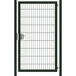Intergard Metalen Tuinpoort Dubbelstaafmatten Gepoedercoat 103cm Hoog En 100cm Breed