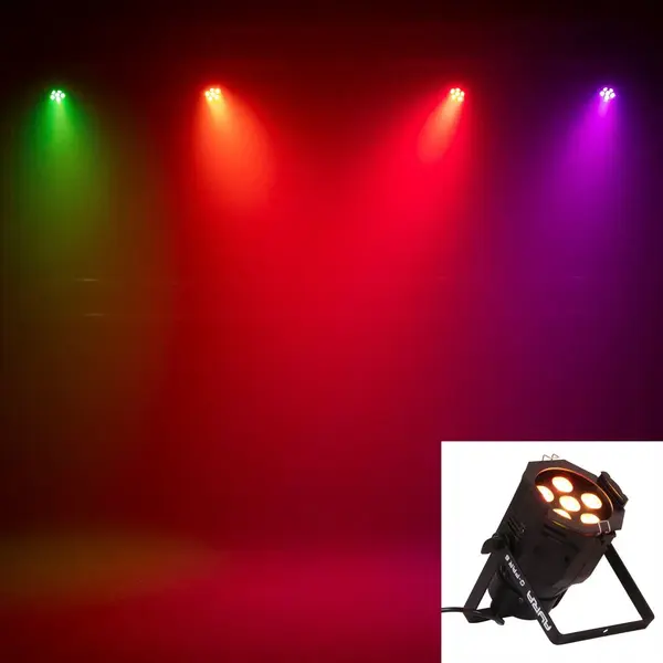 Ayra Q-Par 6 Rgbw Led Projector - Led Lamp Met Aluminium Behuizing thumbnail