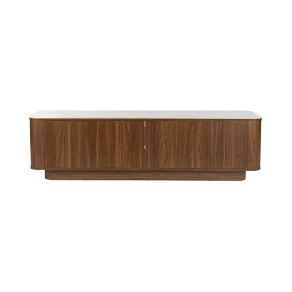 Housecraft Living Almira Dressoir Laag 180 Cm Hout/ Marmerlook Walnootkleur - Bruin thumbnail