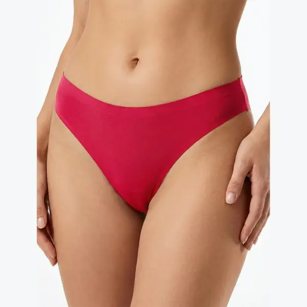 J&C Dames String Naadloos - Invisible String - Onzichtbaar - Schijnt Niet Door - Ondergoed - M - Rood thumbnail