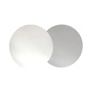 BrandNewCake® Taartonderlegger Wit / Zilver - Ronde Ø 22cm - Taartonderzetter - Taartkarton - 10 Stuks