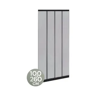 O'Daddy® Vliegengordijn Lamellenhor - 100x260 Cm - Deurgordijn - Hordeur - Aanpasbaar Ontwerp - Glasvezel - Deurhor Zwart