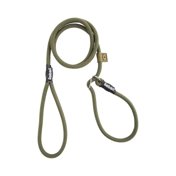 Rebel Petz Hondenriem - Trainingslijn - Leger Groen - S - 8 Mm X 140 Cm thumbnail