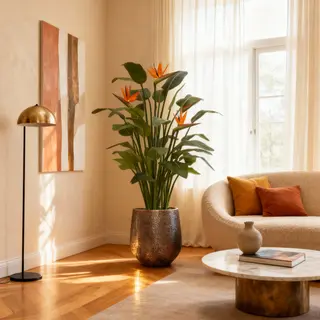 maxifleur Kunstplanten Strelitzia Deluxe Kunstplant 145 Cm