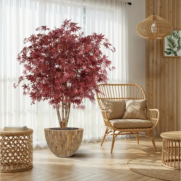 maxifleur Kunstplanten Acer Maple Deluxe Kunstboom 165cm - Burgundy thumbnail
