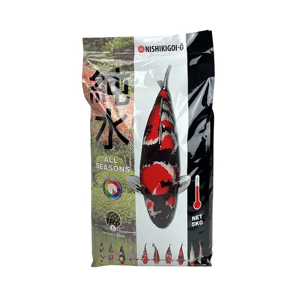 Nishikigoi-Ô All Season 6 Mm 5kg Koi Voer Drijvend - Visvoer - Visvoer Vijver - Koi Voer - Vissenvoer - Visvoer Korrels thumbnail
