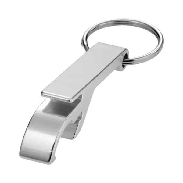 Bier Sleutelhanger - Bieropener - Beer Opener - Flesopener - Keychain - Zilver thumbnail