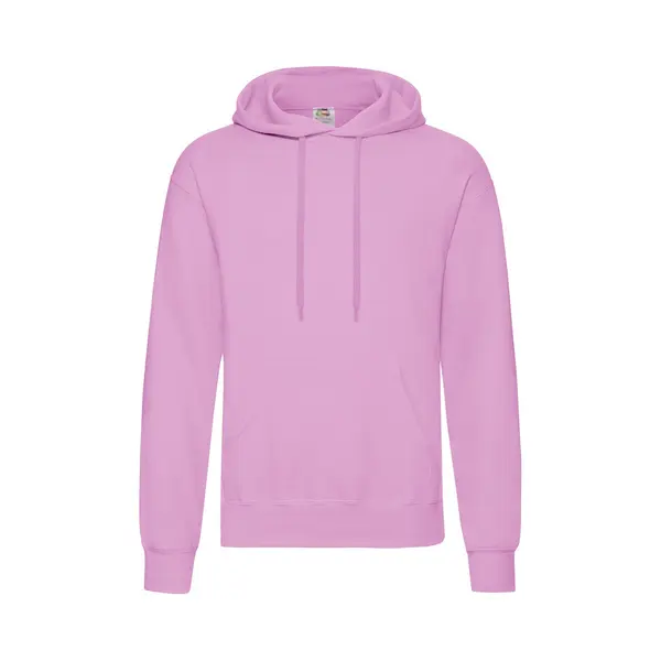 Fruit Of The Loom Capuchon Sweater Lichtroze Voor Volwassenen - Classic Hooded Sweat - Hoodie - Heren Kleding S (Eu 48) thumbnail