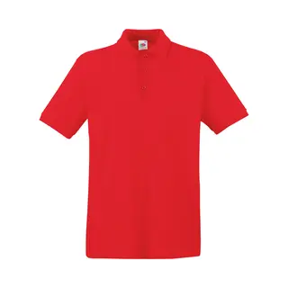 Fruit of the Loom Rood Polo Shirt Premium Van Katoen Voor Heren - Polo T-shirts Voor Heren S (Eu 48)
