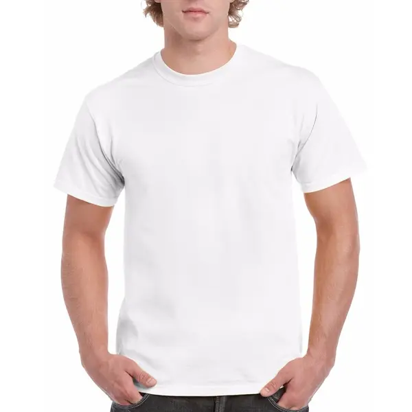 Gildan Wit Katoenen Shirt Voor Volwassenen M (38/50) thumbnail