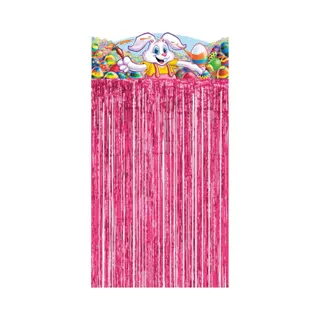 Fun & Feest Party Gadgets - Kattenstaart - 90x90 Cm - Roze & Multicolor