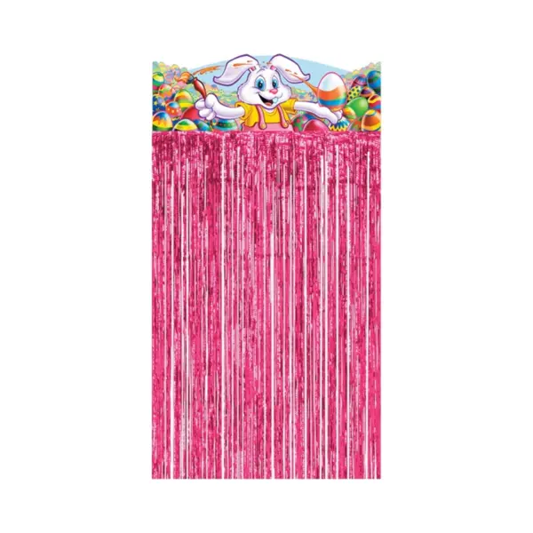 Fun & Feest Party Gadgets - Kattenstaart - 90x90 Cm - Roze & Multicolor thumbnail