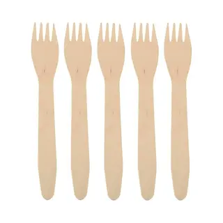 Papstar Vorken - Hout - 25 Stuks