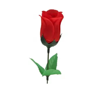 Feest Roos - Rood - 45 Cm - Kunstbloemen