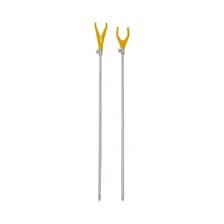 Traxis Telescopische Banksticks U&V - 2 Stuks - Verstelbaar - Hengelsteun - Aluminium