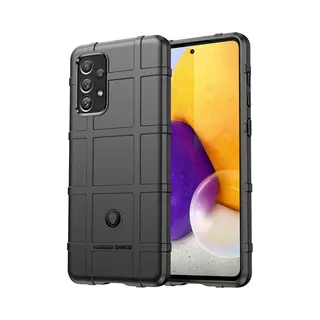 MobyDefend Hoesje - Geschikt Voor Samsung Galaxy A73 - Rugged Shield Tpu Backcover - Zwart