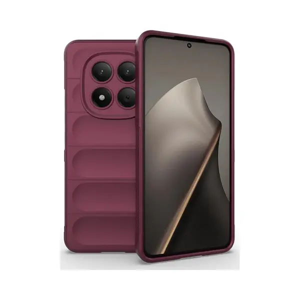 MobyDefend Hoesje - Geschikt Voor Xiaomi Redmi Note 15 Pro 4G - Tpu Gripcase - Donkerpaars thumbnail
