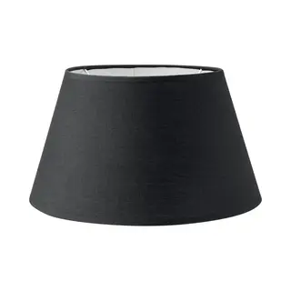 Home Sweet Home - Stoffen - Stoffen Lampenkap - Conisch - Black - Minimalistische Stijl - 30 X 20 X 17 Cm - E27 Fitting - Voor Tafellamp - Voor