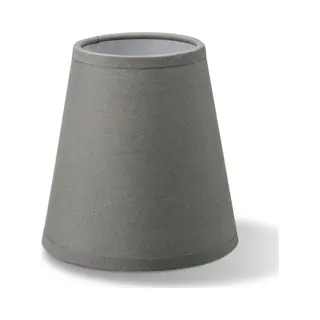 Home Sweet Home - Stoffen - Stoffen Lampenkap - Conisch - Drak Grey - Minimalistische Stijl - 11 X 7 X 11 Cm - E14 Fitting - Voor Pendellamp - Voor