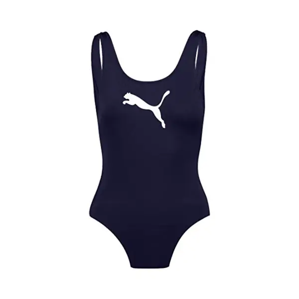 Puma Damen Swim Swimsuit Badeanzug, Navy, L Eu thumbnail
