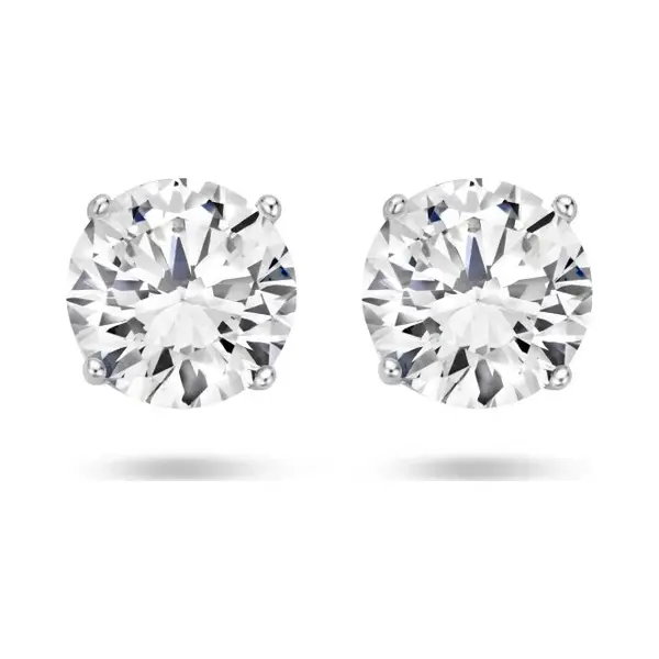 Glams Oorknoppen Zirkonia - 8 Mm - Zilver thumbnail