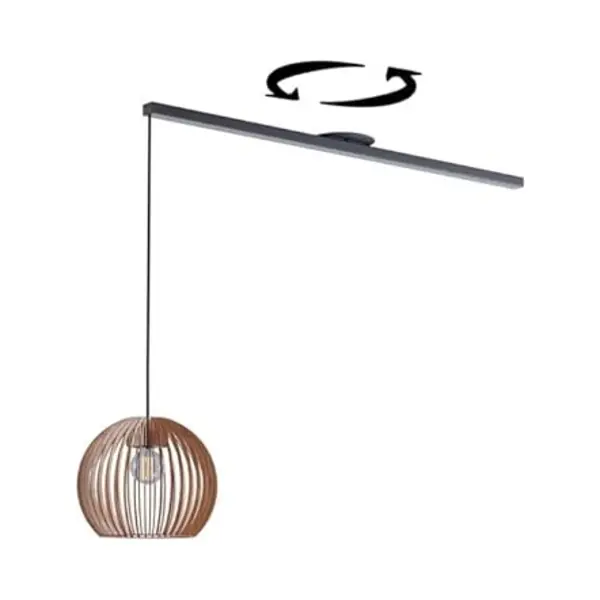 Lightswing Single - Stainless Steel - 43inch - Suspension System For 1 Pendant Light thumbnail