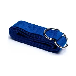Yogi & Yogini Meditation Yoga Riem D-ring Blauw Katoen - 250x3 Cm