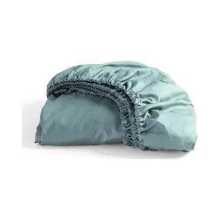 Cinderella - Weekend - Hoeslaken - 100% Katoen - Tot 25 Cm Matrashoogte - 120x200 Cm - Mineraal Groen
