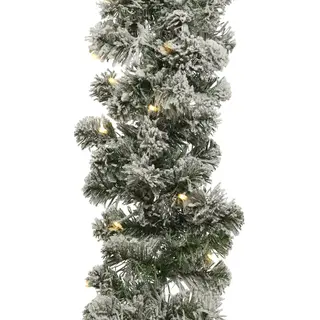 Rtm Lighting Everlands Besneeuwde Guirlande Slinger Met 50 LEDs - 270x12 Cm