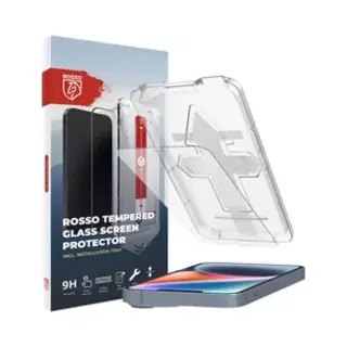 Rosso Screen Protector Geschikt Voor Apple IPhone 14 | Gehard Glas | Beschermglas | Glasplaatje | Case Friendly | Met Installatietray | Eenvoudige