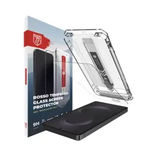 Rosso Screenprotector Geschikt Voor Samsung Galaxy S25 Edge | 9H Tempered Glass | Beschermglas | Case Friendly | Met Installatietray | Geen
