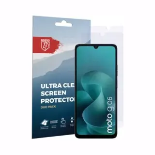 Rosso Screen Protector Geschikt Voor Motorola Moto G06 / G06 Power | Ultra Clear Duo Pack | Tpu Folie | Case Friendly Beschermfolie | 2 Stuks