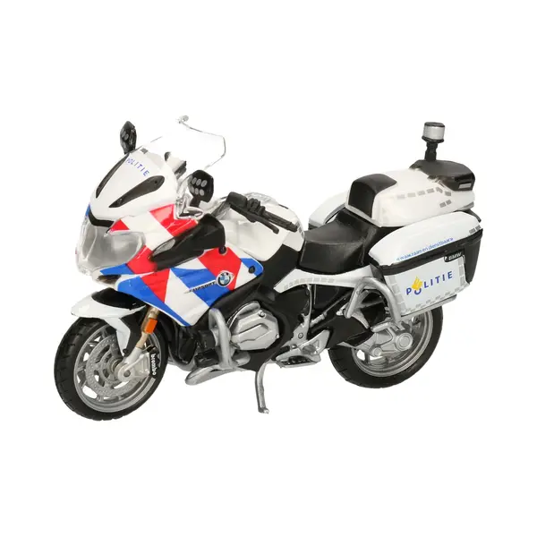 Maisto Politie Motor Speelgoed - Bmw Model Schaal 1, 18 - Wit - Metaal thumbnail