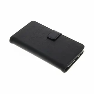 Merkloos Luxe Lederen Bookcase Samsung Galaxy J5 (2017)