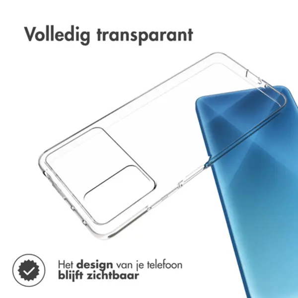 Accezz Clear Backcover Xiaomi Poco X4 Pro 5G - Transparant thumbnail