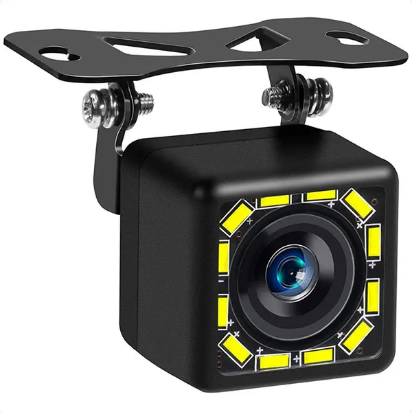 Strex Achteruitrijcamera - Universeel Rca - 12 Led Nachtzicht - IP68 Waterdicht - Achteruitrij Camera Auto thumbnail