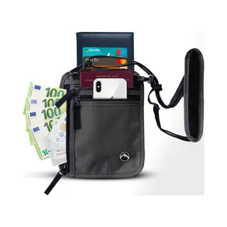 Groene Berg Nektasje - Paspoorttasje - Paspoorthouder Met Rfid Blokkering - Travel Wallet - Veilig Op Reis - Reisportemonnee Voor Dames En Heren -