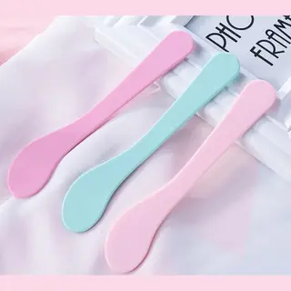 Spatula.Cosmetics.Real Cosmetische Spatel - Spatela- Make Up Spatel - Cosmetic - Licht Rose- 15.5 Cm - 1 Stuk