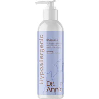 Dr. Ann's Hypoallergeen Shampoo Voor Hond En Kat - 250 Ml - Voor De Gevoelige Huid - Geschikt Bij Allergie - Ook Voor Puppy's En Kittens
