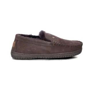 Warmbat Grizzly Suede Heren Sloffen - Choco