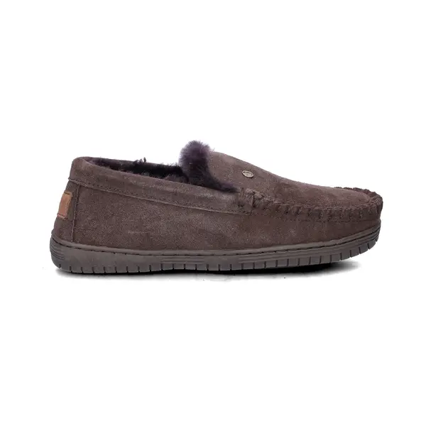Warmbat Grizzly Suede Heren Sloffen - Choco thumbnail