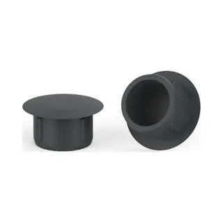 GoodlineNL 10 Stuks - Premium Afdekdopjes Voor Boorgaten - Rond - Antracietgrijs (Ral 7016) - 5mm