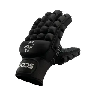 Scoop Zaalhockey Handschoen - Full Finger - Zwart - Maat L