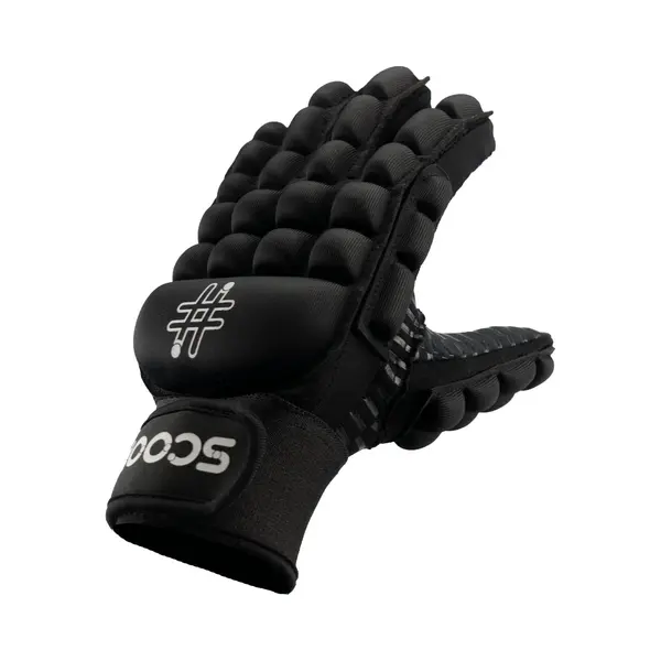 Scoop Zaalhockey Handschoen - Full Finger - Zwart - Maat Xl thumbnail