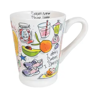 Blond Amsterdam Xl Becher Fit Girl Sportlicher Kaffeebecher, Geschenkidee Für Fitnessfans, 0, 5L