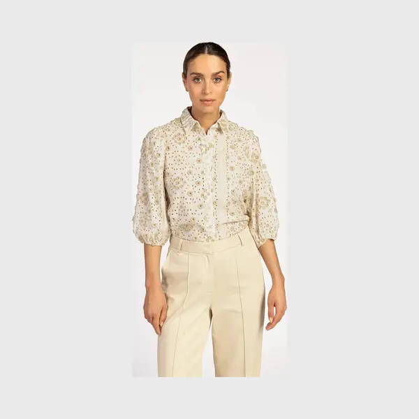 Aaiko Lien 2 Tone Co 530 Dames - Jurken - Geel - Maat Xs thumbnail