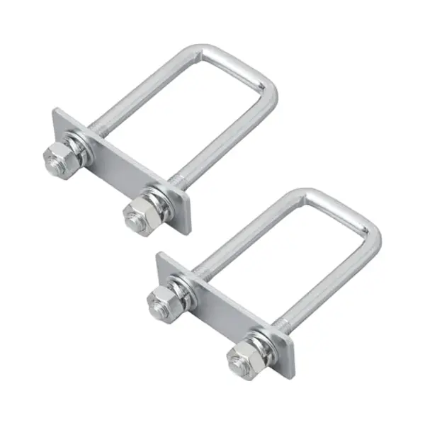 ProPlus 2X Zurrbügel U-Bügel Eckig M10 Verzinkt, Silber, 40 X 110 Mm, 2 Stück thumbnail
